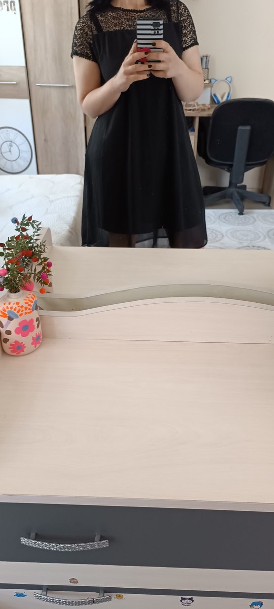 şifon elbise - Görsel 2