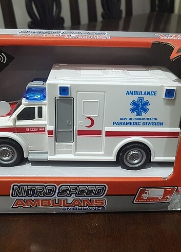 Nitro Speed Polis Ambulans 1:20 Sesli Işıklı 