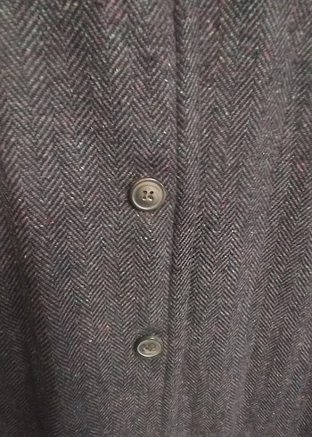 Kahverengi Kuşaklı Uzun Kadın Kaban - Görsel 14