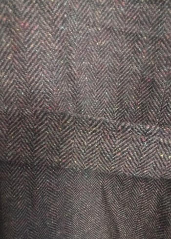 Kahverengi Kuşaklı Uzun Kadın Kaban - Görsel 9