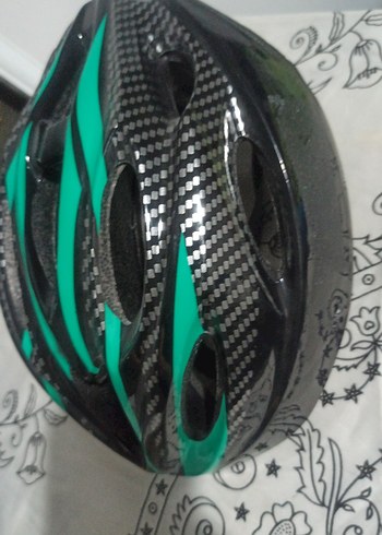 Yeşil Yılan Desenli çocuk Kask - Görsel 2