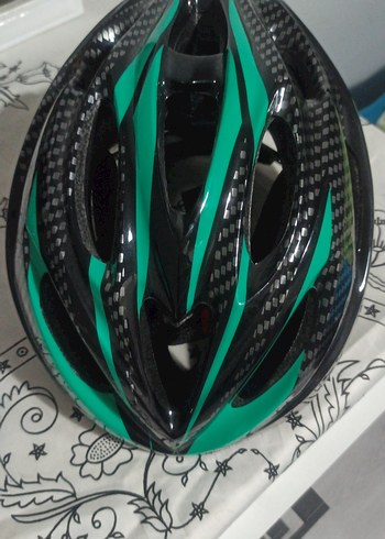 Yeşil Yılan Desenli çocuk Kask - Görsel 6