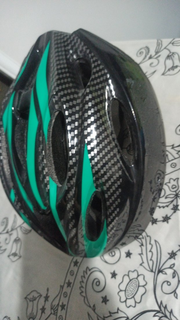 Yeşil Yılan Desenli çocuk Kask - Görsel 2