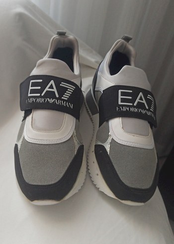 Emporio Armani Ea7 Emporio Armani Gri Beyaz Sneaker
