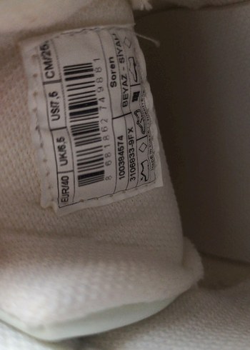 Torex Spor Ayakkabı sıfır yeni - Görsel 5