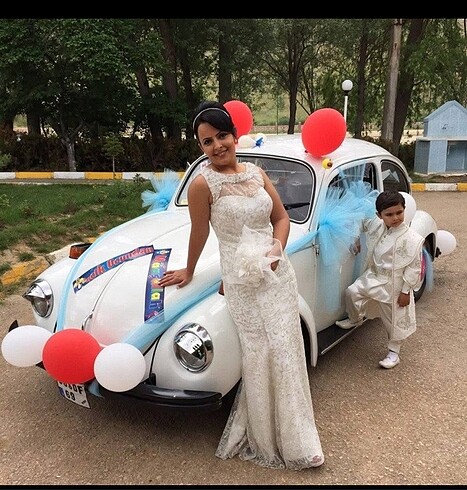 Abiye elbise balık model