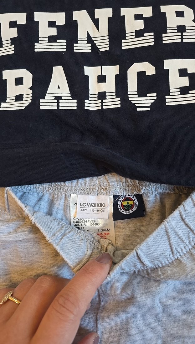 temiz fenerbahçe  pijama kız / erkek - Görsel 3