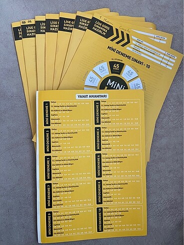 8. Sınıf hız yayınları mini lgs seti