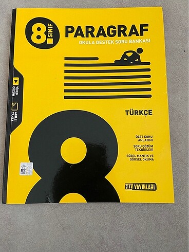 8. Sınıf hız yayınları paragraf ders kitabı