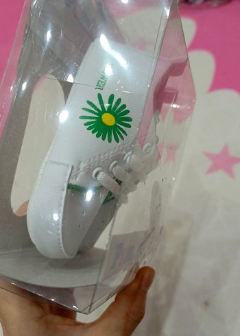 Beyaz unisex Bebek İlk Adım Ayakkabısı - Görsel 5