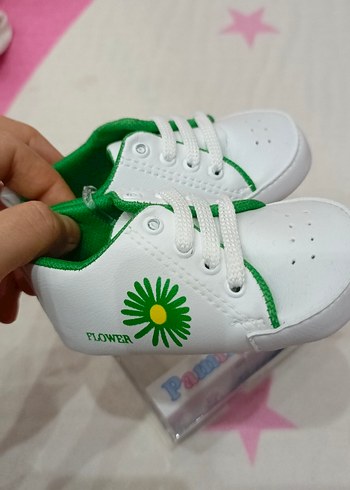 Beyaz unisex Bebek İlk Adım Ayakkabısı - Görsel 9