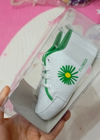 Beyaz unisex Bebek İlk Adım Ayakkabısı - Görsel 4