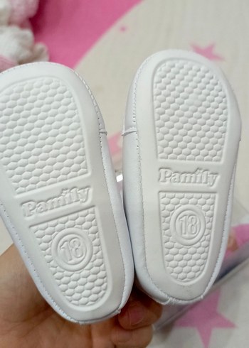 Beyaz unisex Bebek İlk Adım Ayakkabısı - Görsel 6