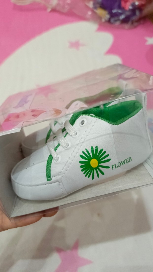 Beyaz unisex Bebek İlk Adım Ayakkabısı - Görsel 3