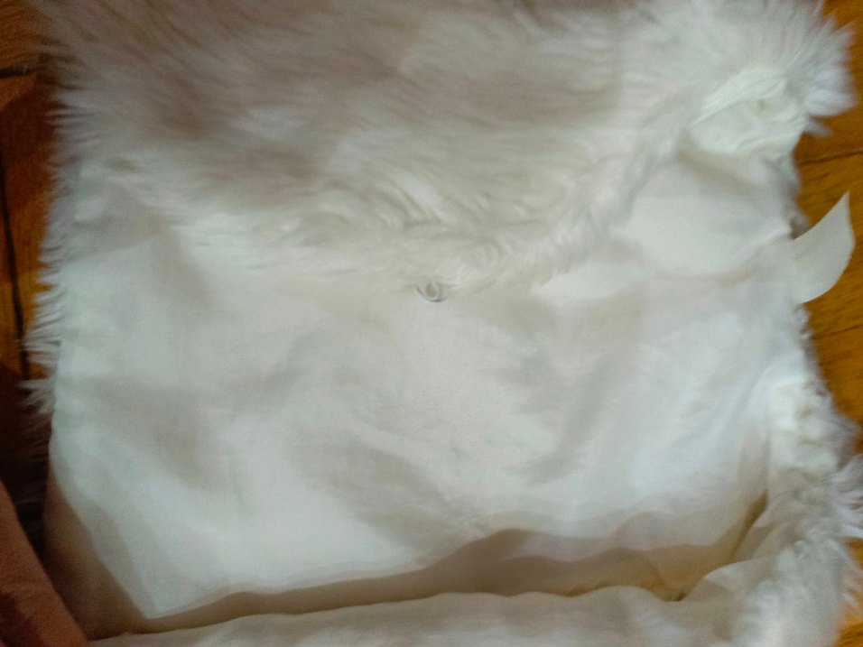 Kız Çocuk Beyaz Kürk Detaylı Yelek - Görsel 3