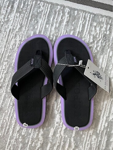 Yeni etiketli U.S POLO ASSN. Parmak arası terlik