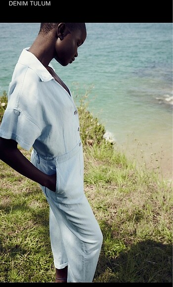 Zara denim tulum