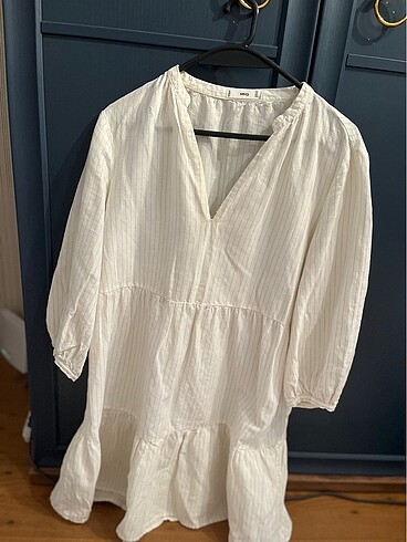 m Beden Mango keten elbise oversize