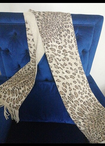 Yurtdışı leopar desen atkı 
