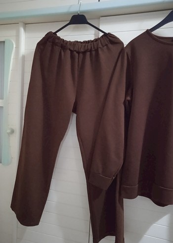 Kadın Kahverengi Rahat Takım - Görsel 3