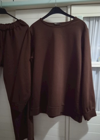 Kadın Kahverengi Rahat Takım - Görsel 2