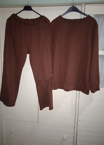 Kadın Kahverengi Rahat Takım - Görsel 5