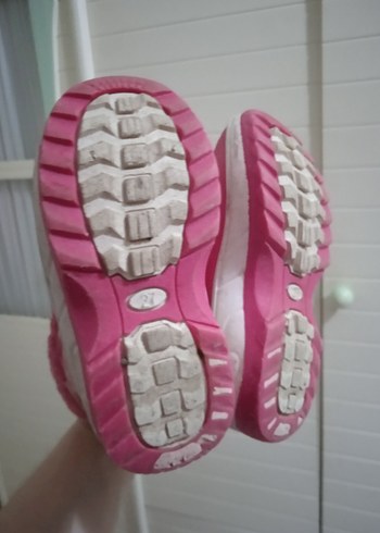 Kız Çocuk Pembe Bağcıklı Peluş Kar  Botu - Görsel 8