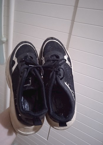 Siyah Platform Spor Ayakkabı - Görsel 2