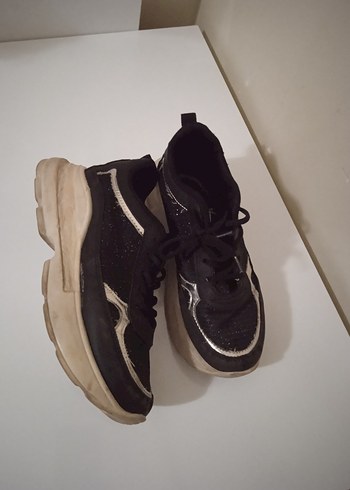 Siyah Platform Spor Ayakkabı - Görsel 6