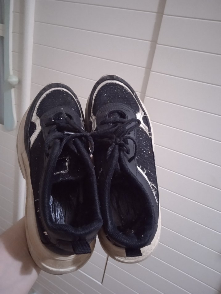 Siyah Platform Spor Ayakkabı - Görsel 2