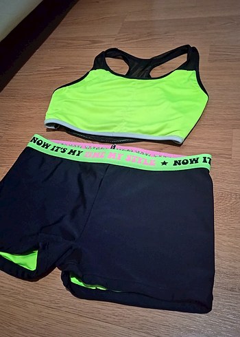 11-12 Yaş Beden şortlu bikini
