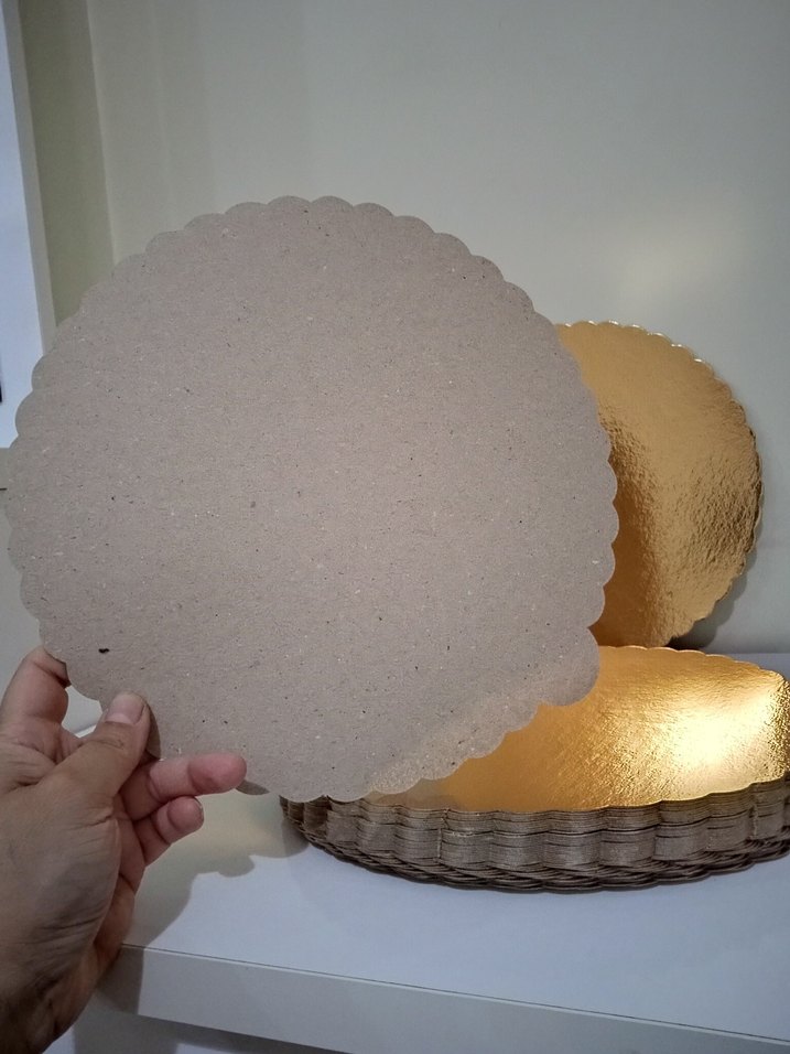 Altın Renkli Yuvarlak Kek Altlıkları - Görsel 3