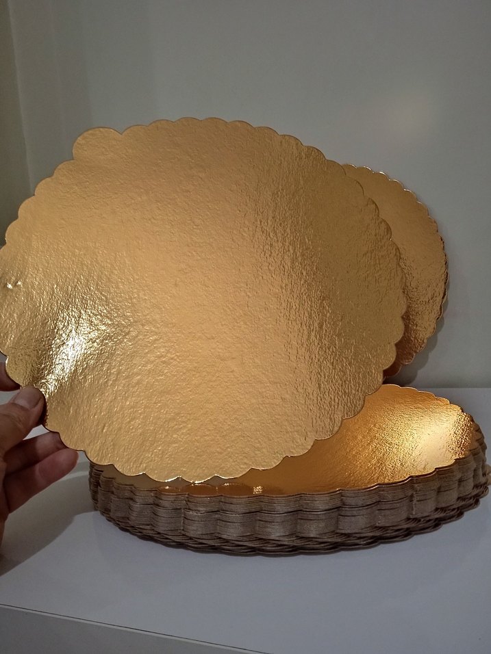 Altın Renkli Yuvarlak Kek Altlıkları - Görsel 2