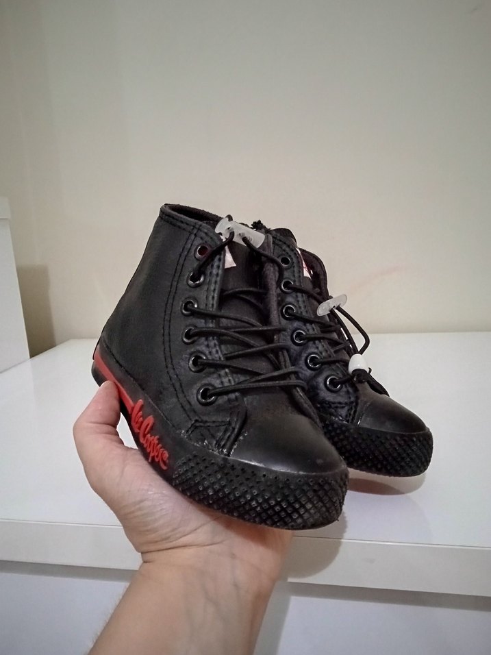 Fermuarlı Siyah Rock Punk Erkek Spor Ayakkabı - Görsel 4