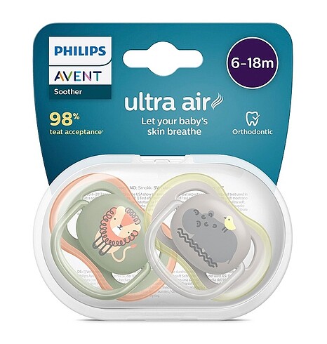 Philips Avent Ultra Air Emzik 6-18 Ay 2li