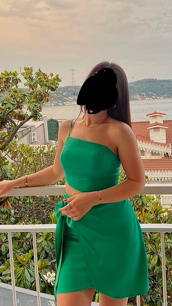 Trendyolmilla yeşil elbise