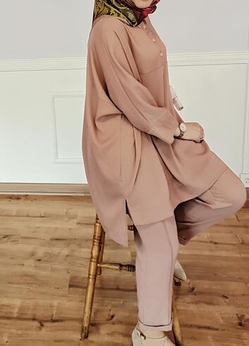 Zara Tesettür Tunik takım