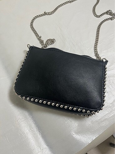 Beden siyah Renk Stradivarius Mini Boncuklu Çanta