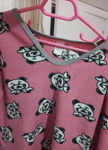 Panda desenli pijama takım 