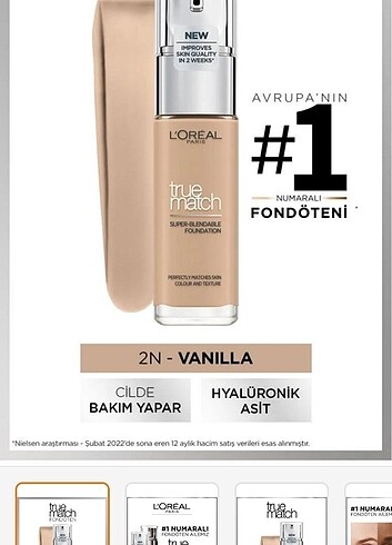 LOREAL PARIS TRUE MATCH FONDOTEN