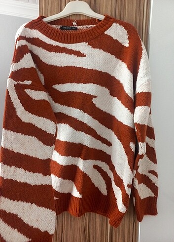 Trendyol & Milla Zebra taba kazak