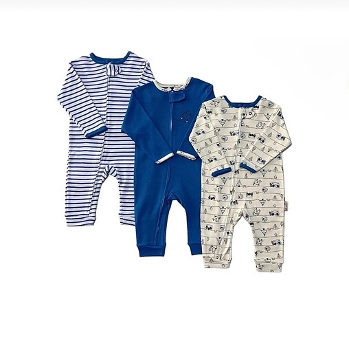 Bebek Tulum 3 Lü Set Pamuk