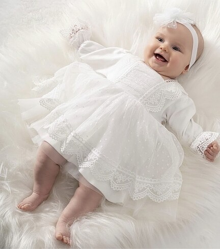 Kız bebek Mevlüt ve özel gün elbisesi - Görsel 2