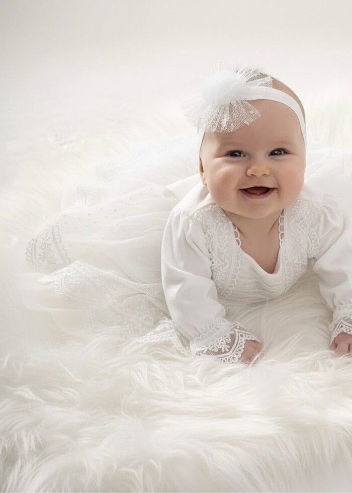Kız bebek Mevlüt ve özel gün elbisesi - Görsel 3