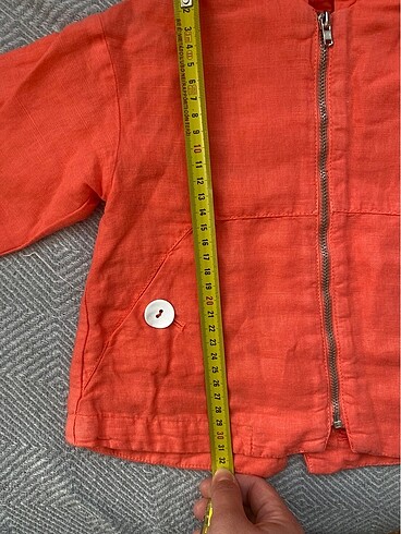 ZARA PAMUK KETEN CEKET - Görsel 4