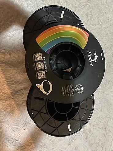 7 adet bos filament makarası
