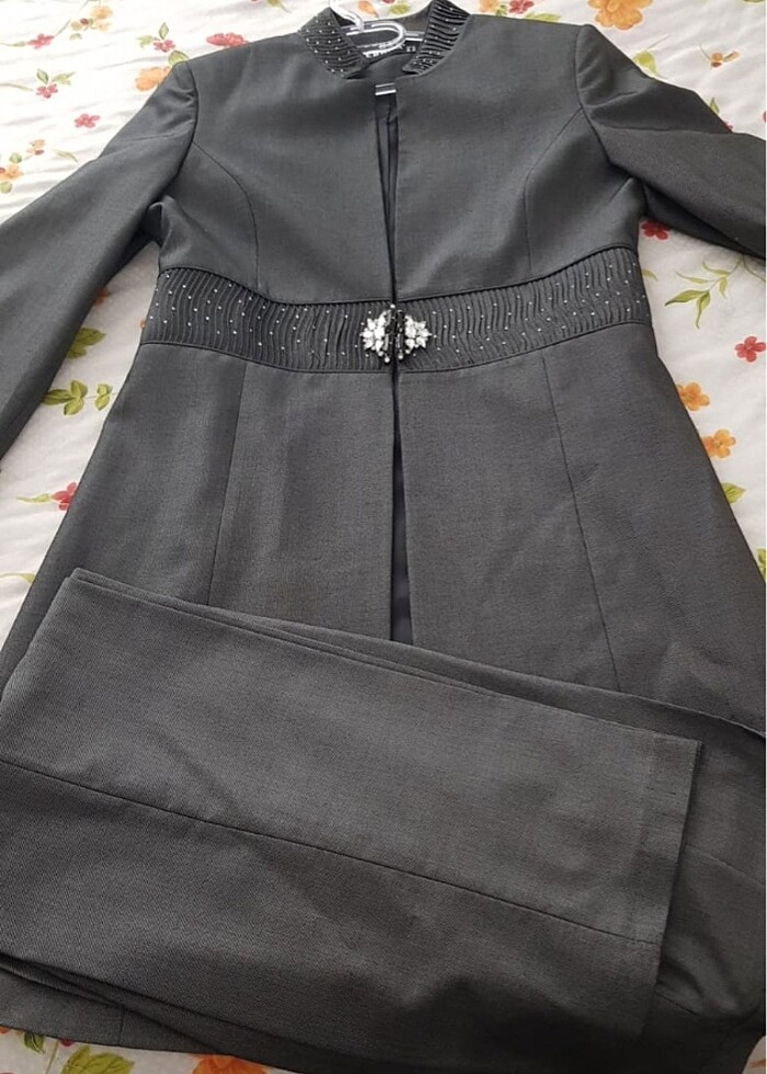 Pantolonlu ceket tunik - Görsel 2