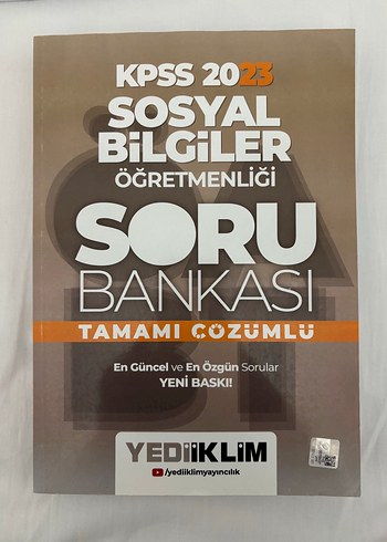 Sosyal Bilgiler Öğretmenliği Soru Bankası