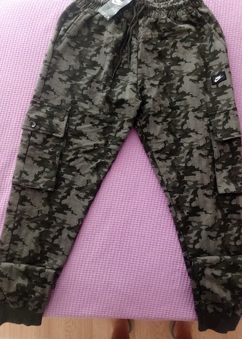 m Beden Nike Gri Kamuflaj Desenli Erkek eşofman
