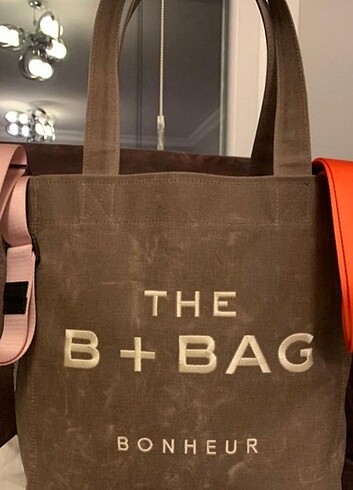 B&BAG ithal mumlu kanvas çanta 